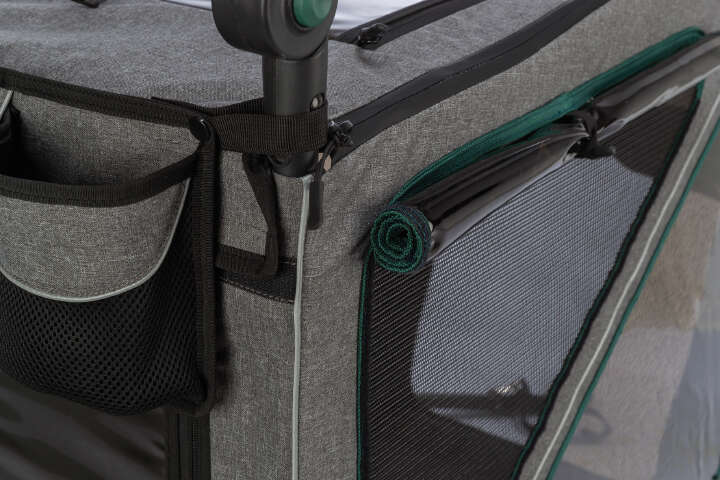 TRIXIE Fahrradanhänger mit Rampe